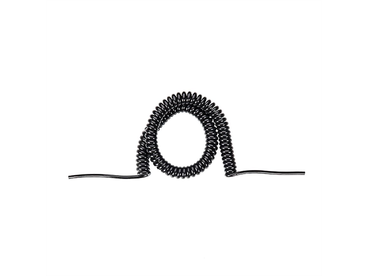 BACHMANN Câble spirale noir 1.0-4m, CS-YMH11Y-J 3G1,5
