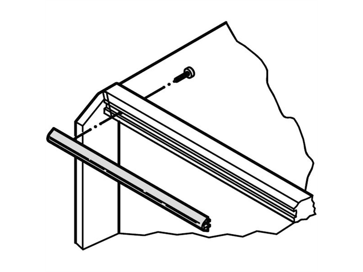 Éléments de design de boîtier PropacPRO SCHROFF, Forme 1, RAL 7035, 42 CV