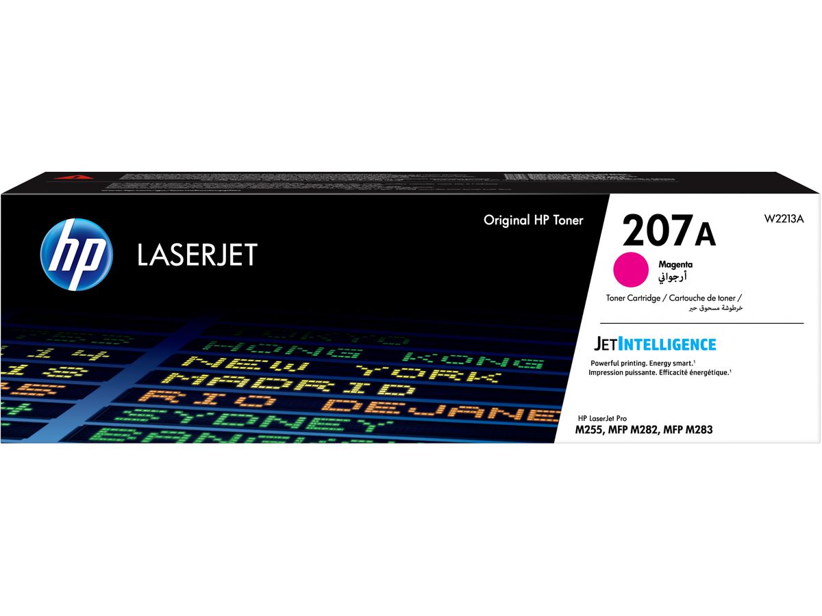 HP Toner magenta LaserJet 207A authentique