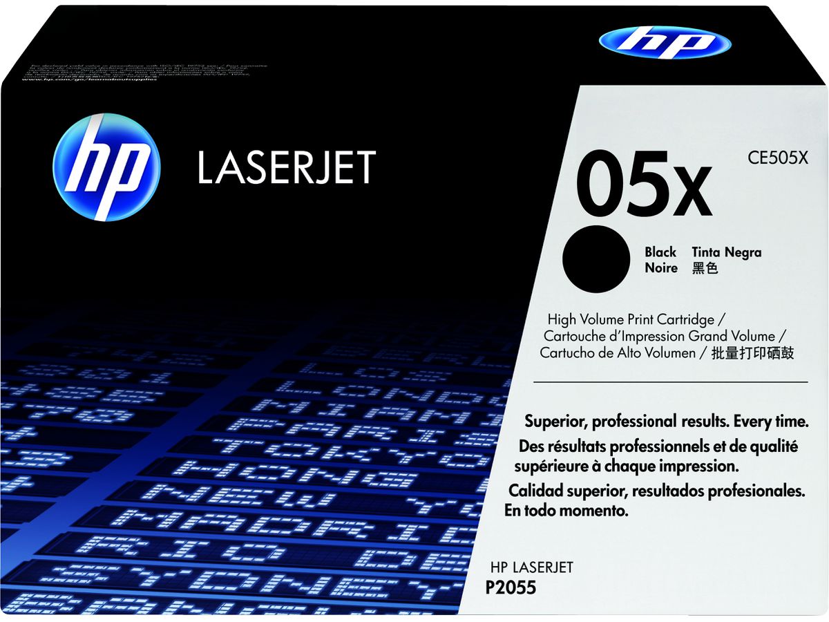 HP 05X toner LaserJet noir grande capacité authentique