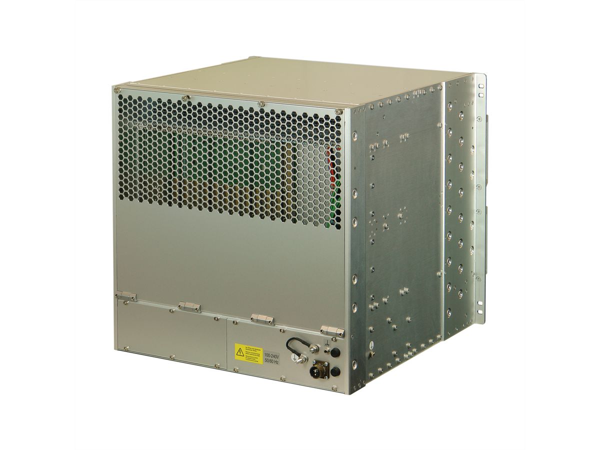 SCHROFF VME64x System, Rugged, 10 U, 12 slots, Pluggable PSU