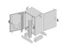 SCHROFF Outdoor Comline FTTX Cabinet avec double accès, 1200H 800W 600D