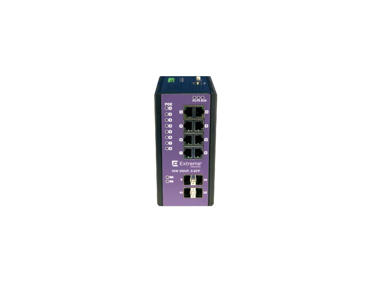Extreme networks 16804 commutateur réseau Géré L2 Gigabit Ethernet (10/100/1000) Connexion Ethernet, supportant l'alimentation via ce port (PoE) Noir, Lilas