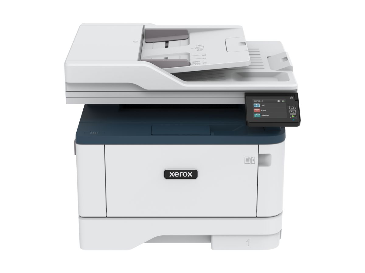 Xerox B305 copie/impression/numérisation recto verso sans fil A4, 38 ppm, PS3 PCL5e/6, 2 magasins, 350 feuilles