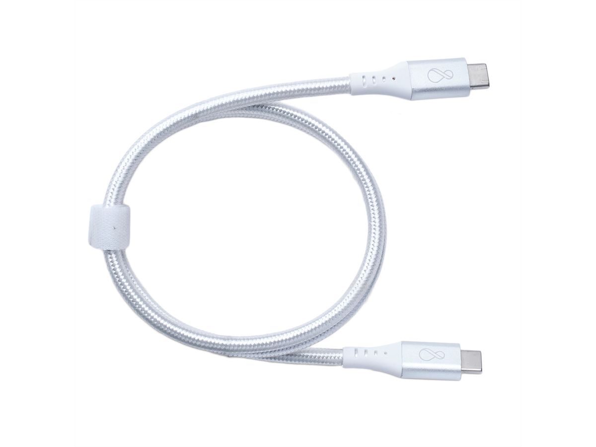 BACHMANN Ochno Câble USB-C droit 0,7m argent