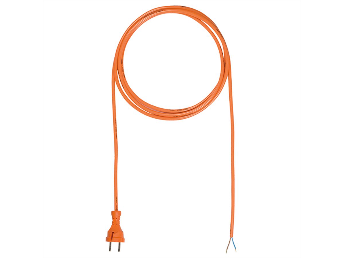 BACHMANN Câble PUR 2x1.50 3m orange, H07BQ-F 24G/fils ouverts
