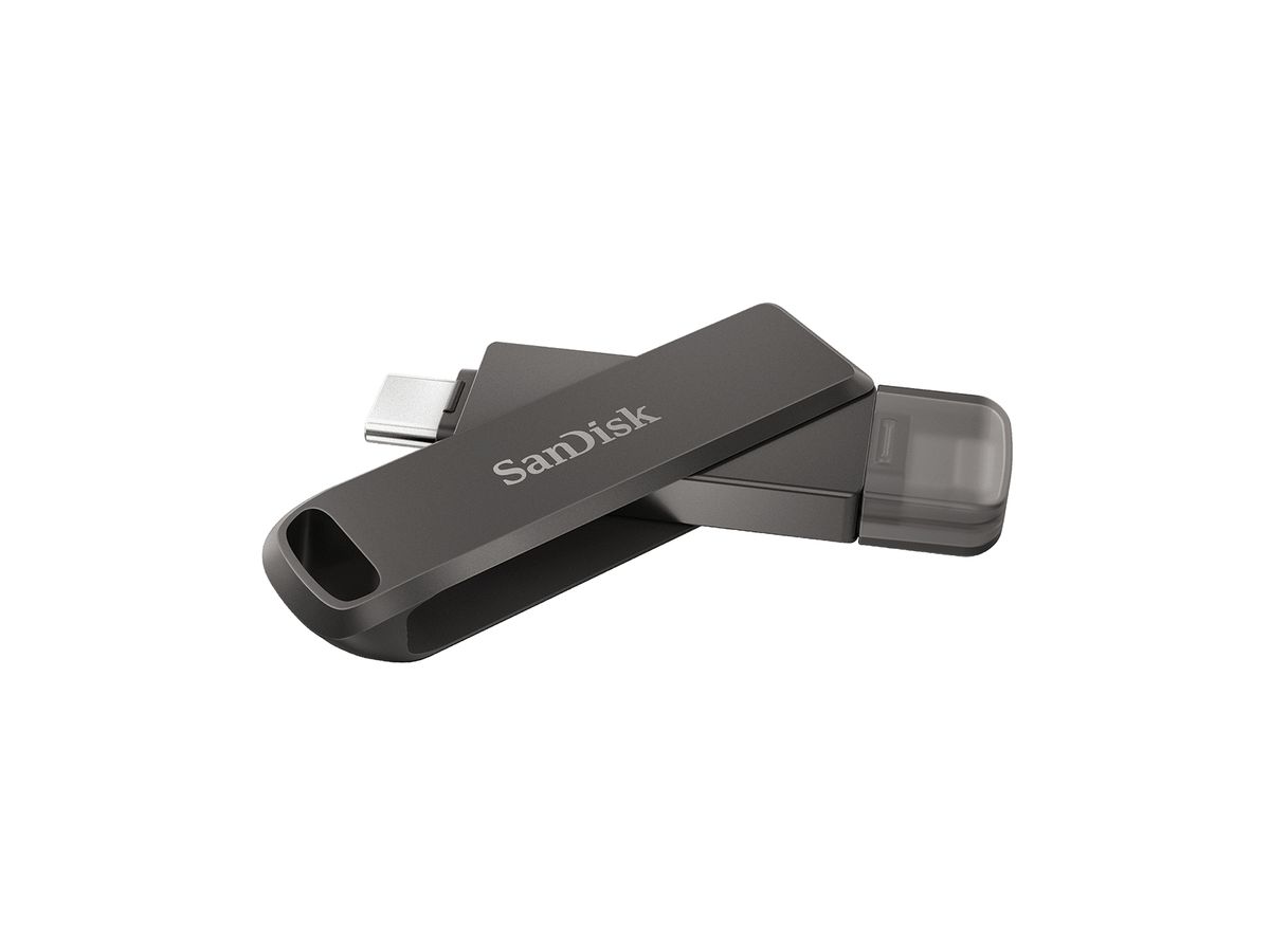 SanDisk iXpand lecteur USB flash 64 Go USB Type-C / Lightning 3.2 Gen 1 (3.1 Gen 1) Noir