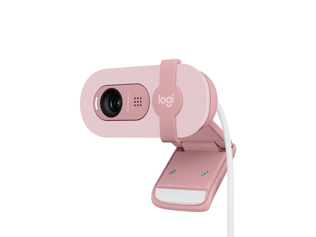 Logitech Brio 100 webcam 2 MP 1920 x 1080 pixels USB Rose