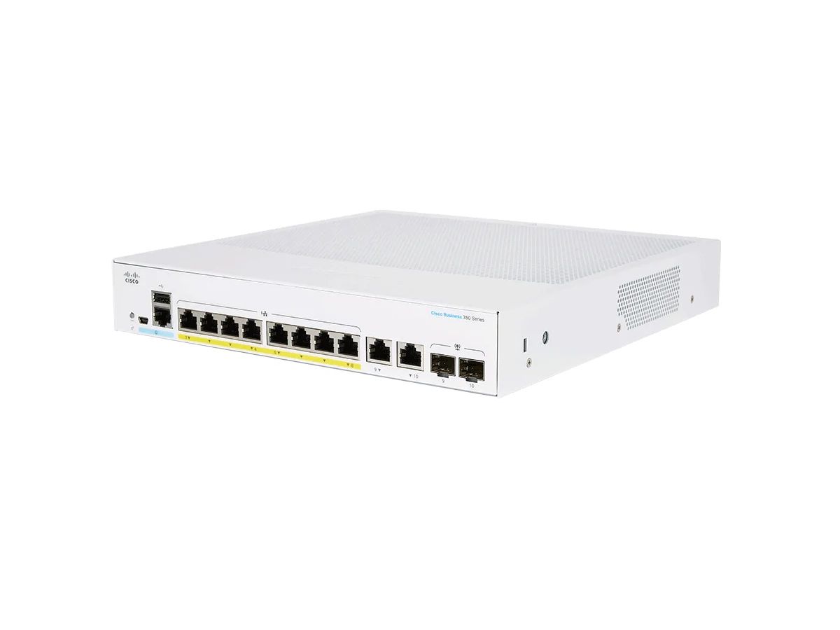 Cisco CBS250-8P-E-2G-EU commutateur réseau Géré L2/L3 Gigabit Ethernet (10/100/1000) Argent