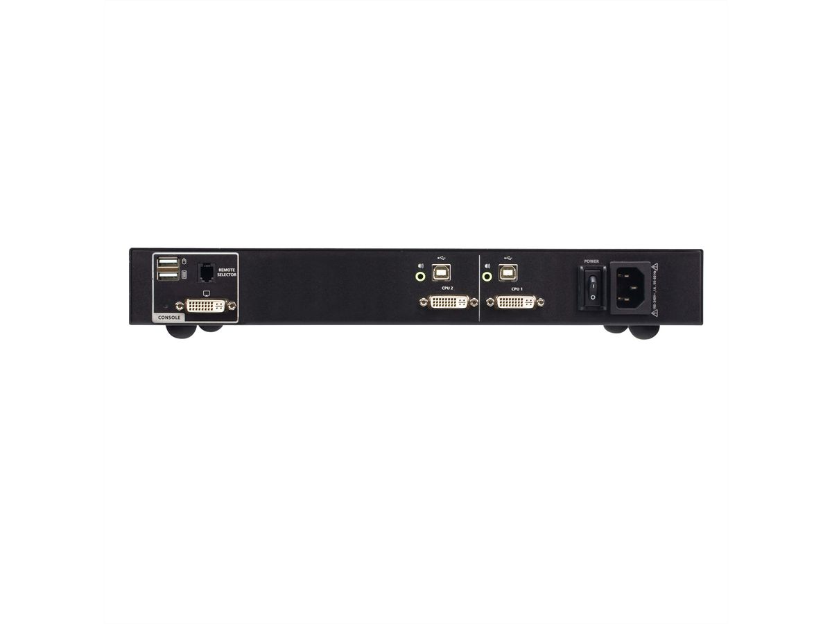 ATEN CS1182D4 Commutateur KVM sécurisé DVI 2 ports USB