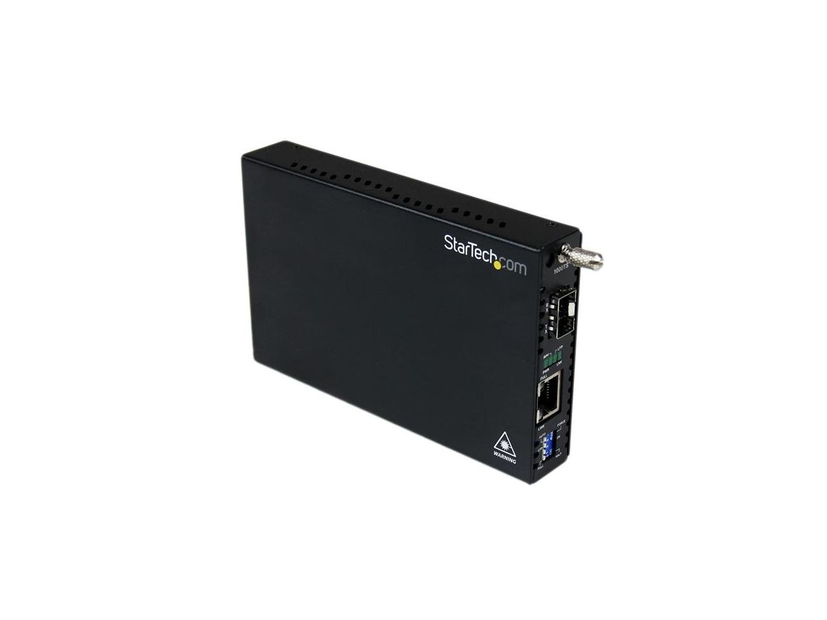 StarTech.com Convertisseur RJ45 Gigabit Ethernet sur Fibre Optique avec SFP Ouvert - 1000Mbps