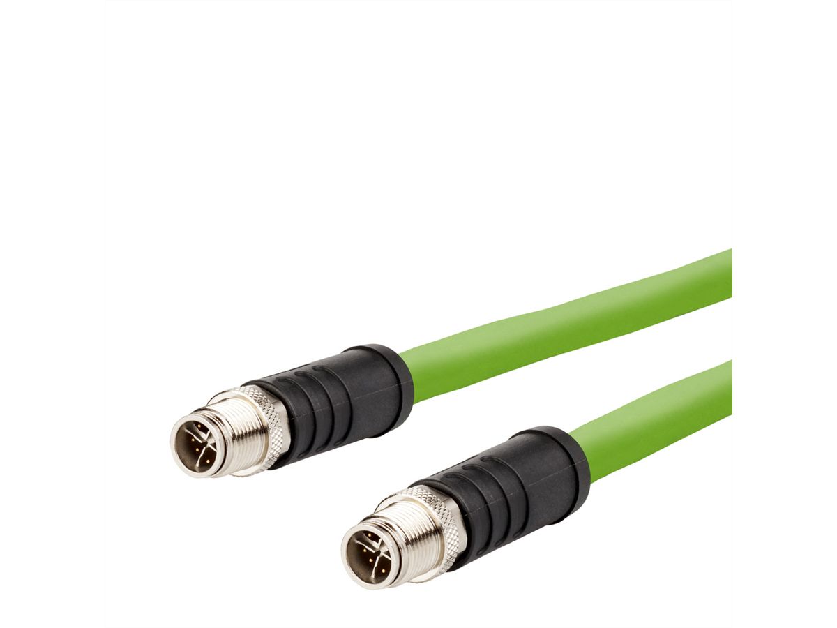 METZ CONNECT Câble Ethernet industriel M12, codage X, 2 m