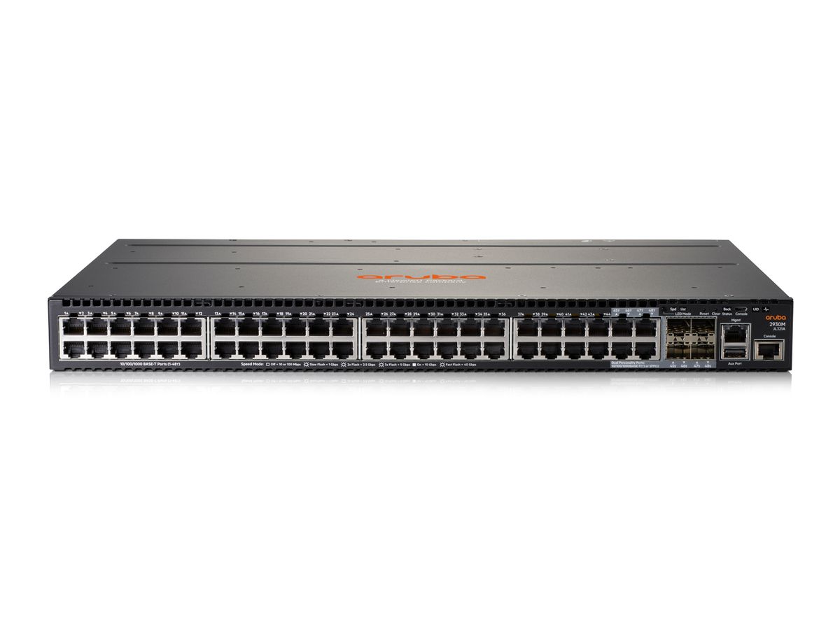 Hewlett Packard Enterprise Aruba 2930M 48G 1-slot Géré L3 Gigabit Ethernet (10/100/1000) 1U Gris