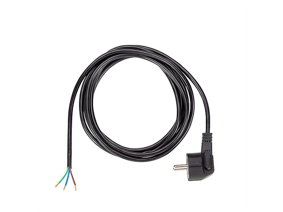 BACHMANN Câble 2m, H03VV-F 3G0,75, noir, 2 m