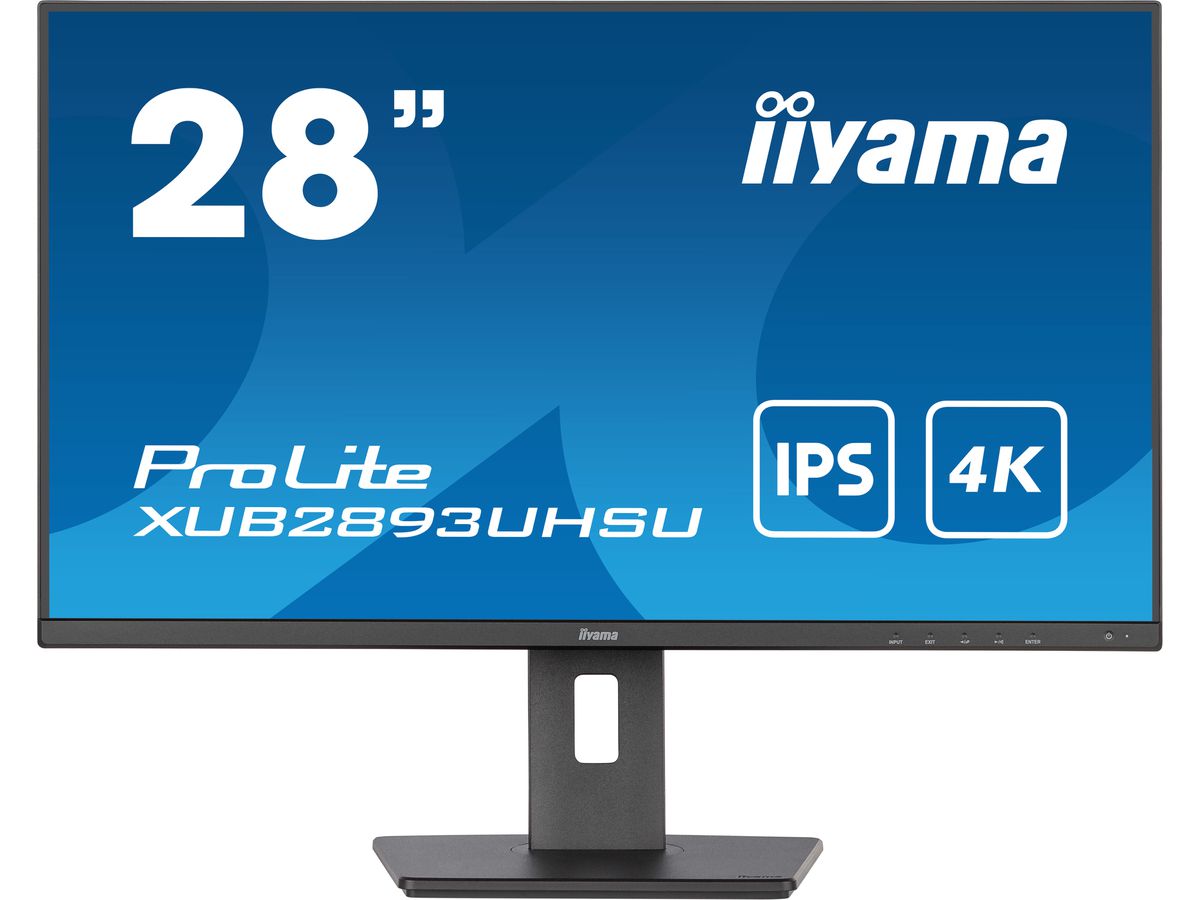 iiyama ProLite 71,1 cm (28") 3840 x 2160 pixels 4K Ultra HD LED Noir
