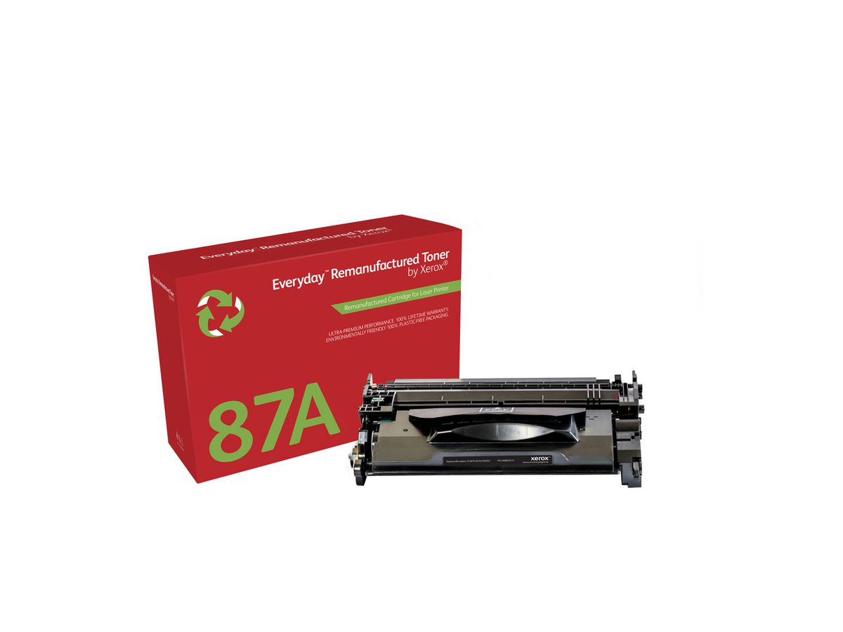 Remanufacturé Everyday Toner Noir de Xerox pour HP 87A (CF287A), Capacité standard