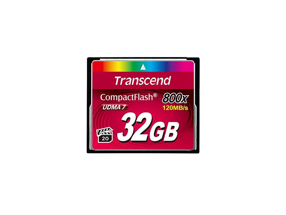 Transcend TS32GCF800 mémoire flash 32 Go CompactFlash