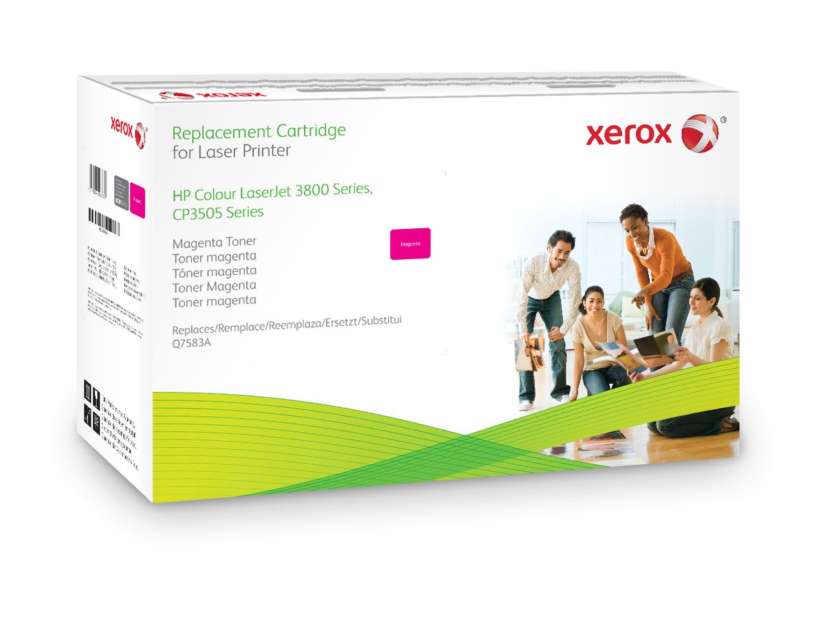 Xerox Toner magenta. Equivalent à HP Q7583A. Compatible avec HP Colour LaserJet 3800, Colour LaserJet CP3505