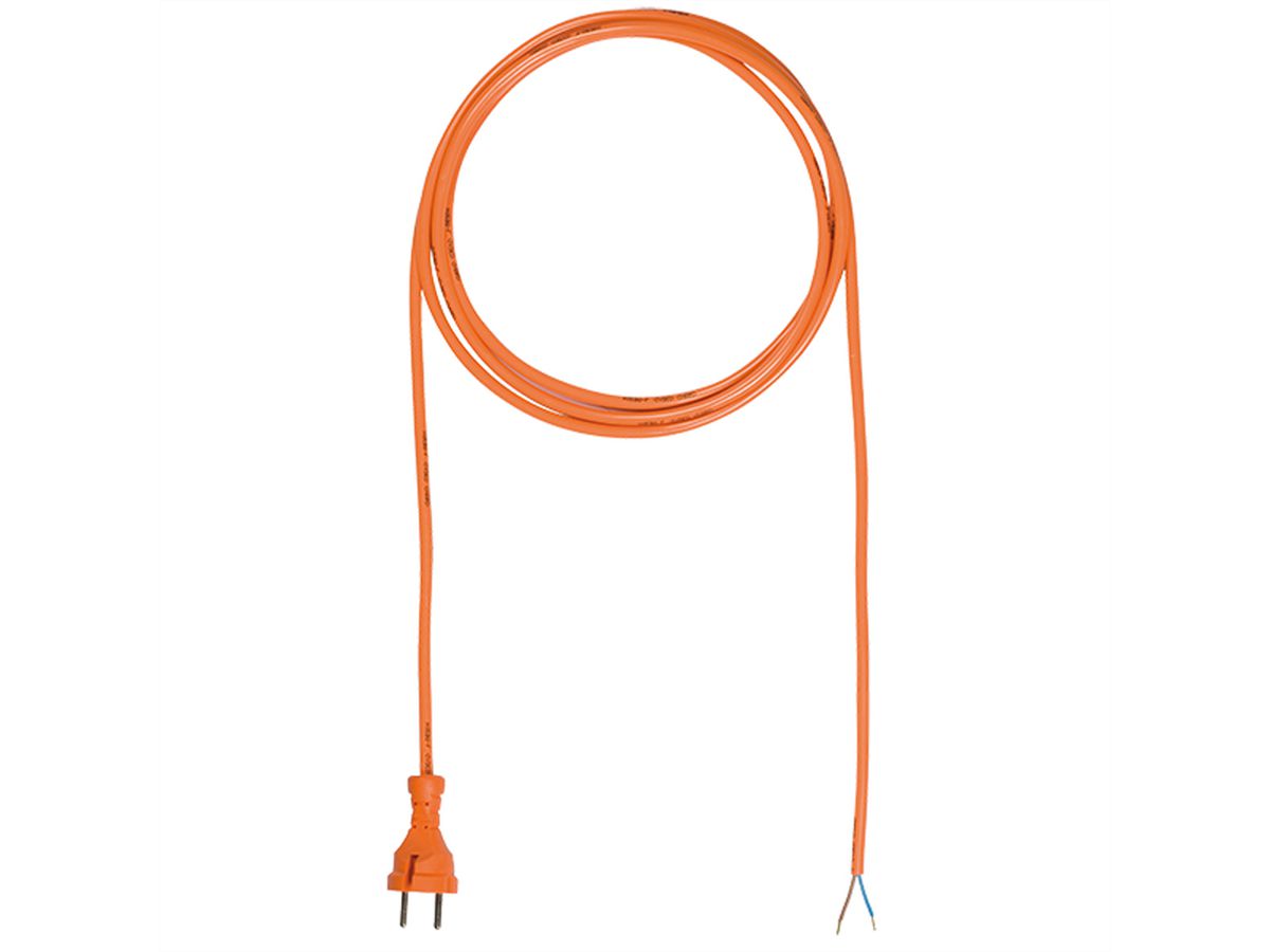 BACHMANN Câble PUR 2x1.00 3m orange, H05BQ-F 24G/fils ouverts
