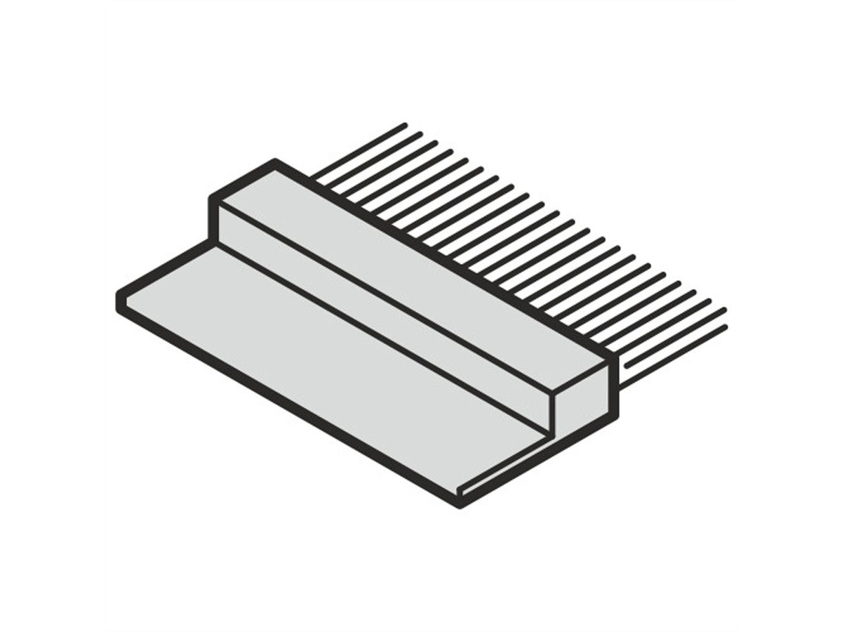 SCHROFF LAN Case Brush Strip for Modular Case System (bande de brossage pour boîtier modulaire)