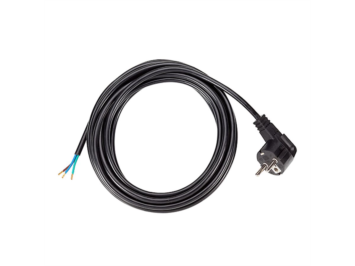 BACHMANN Câble H05VV-F 3G1,0 5m, noir, non emballé