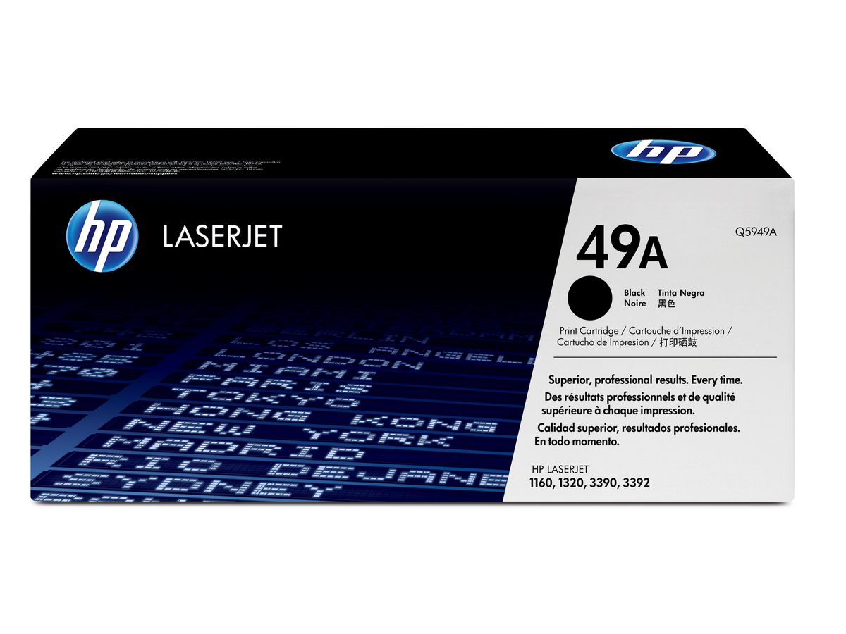 HP 49A toner LaserJet noir authentique